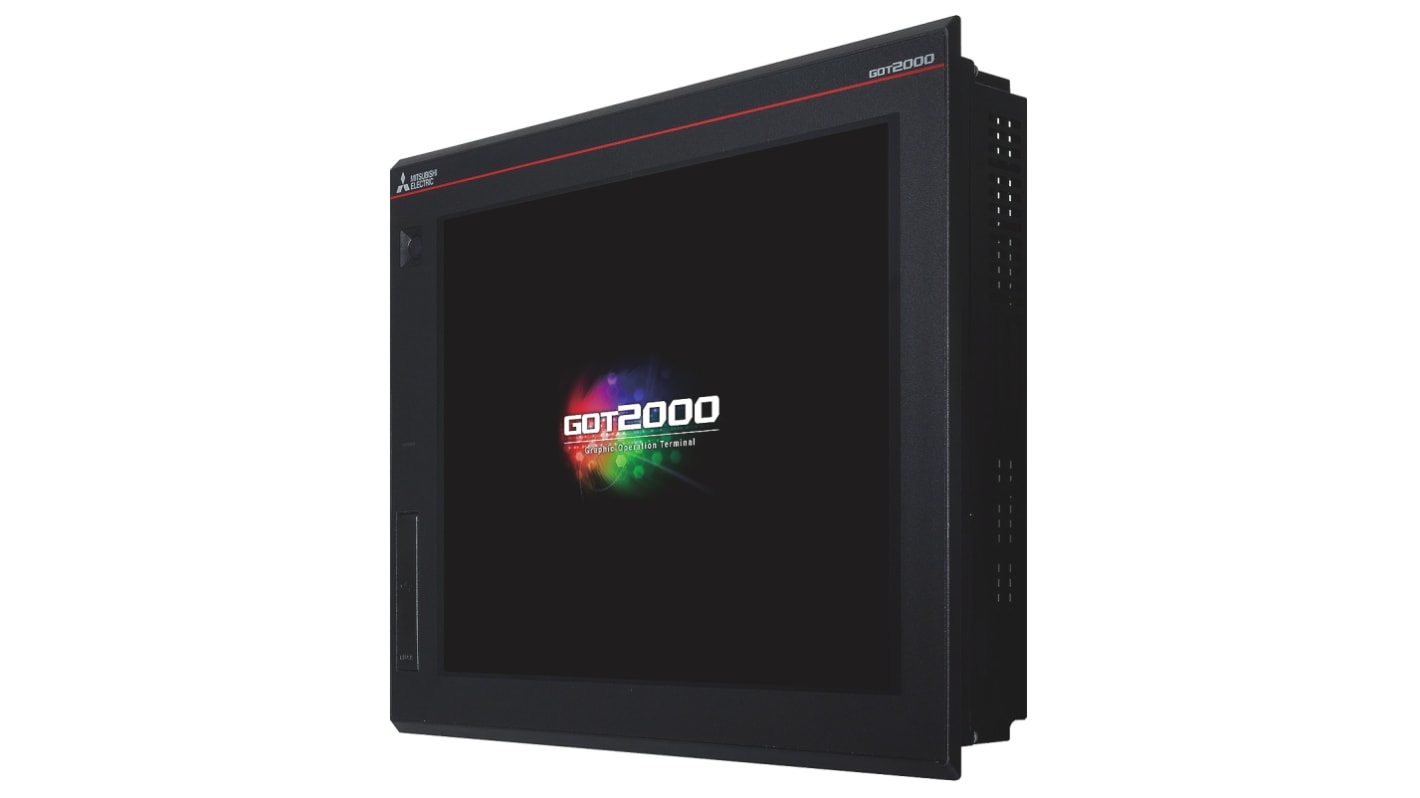 Mitsubishi Electric HMI触摸屏, 10.4 in, TFT LCD, 10个端口, 24 V 直流, IP2X, IP67F, GT27系列