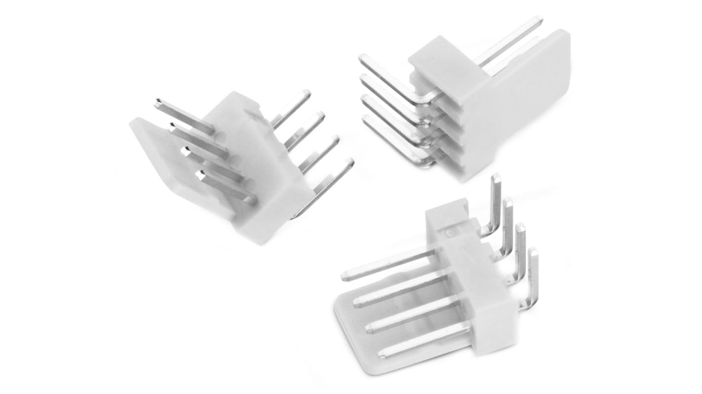 Złącze szpilkowe 4-pinowe raster: 2.54mm -rzędowe Wurth Elektronik Przewlekany 3.0A 250.0 V.