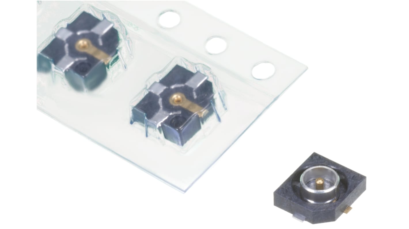 Hirose, Plug Surface Mount Low Profile Coaxial Connector, Solder Termination, Straight Body