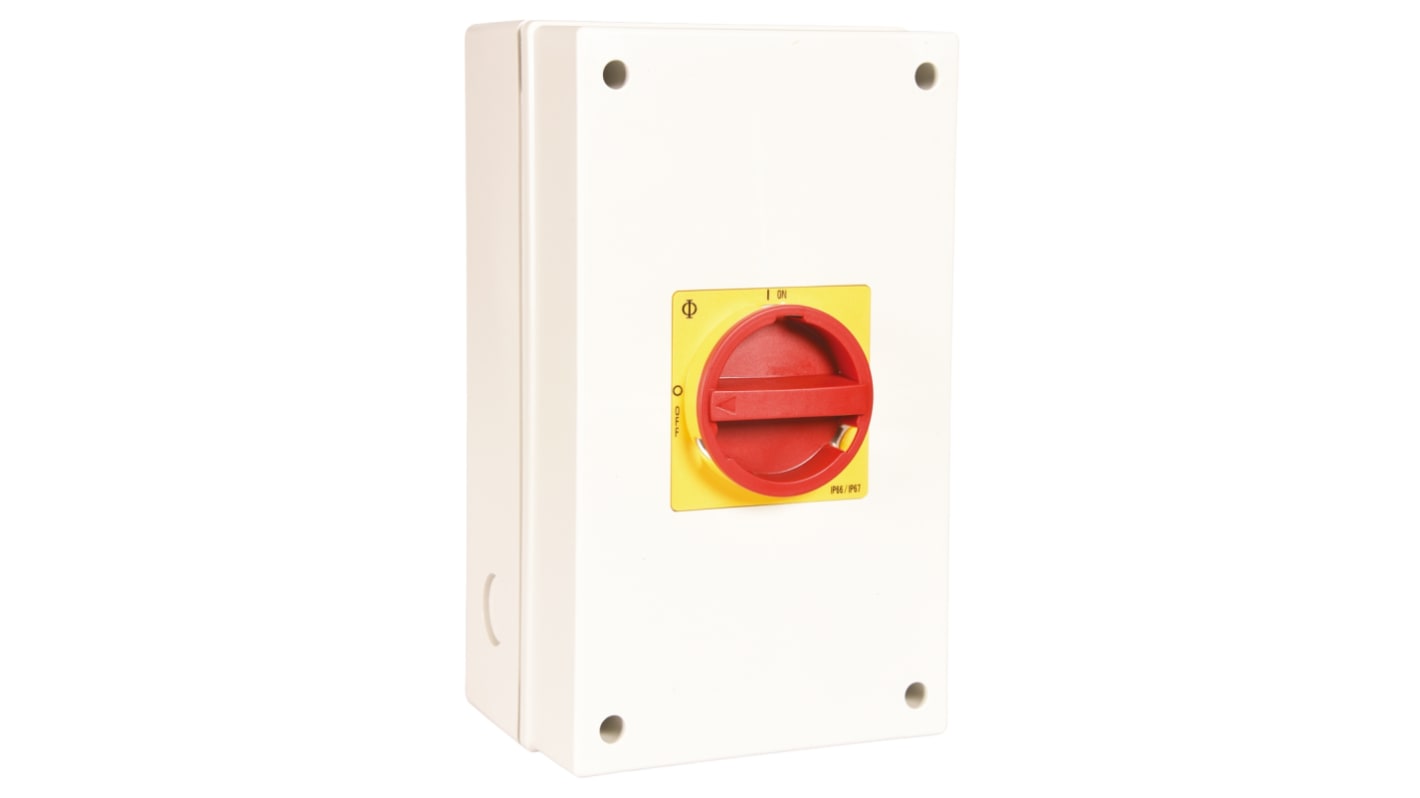 Interruttore di isolamento Kraus & Naimer KG41B.T206/GBA420.*KL1V, 6P, NO, 40A, , IP66, IP67