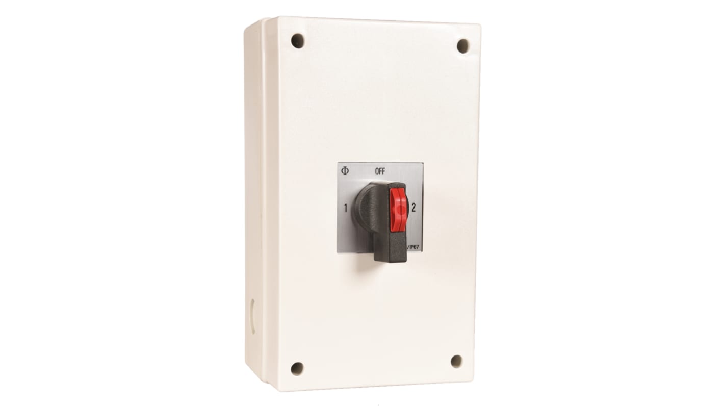 Interruttore di isolamento Kraus & Naimer KG20B.T904/GBA414.*KL, 4P, NO, 25A, IP66