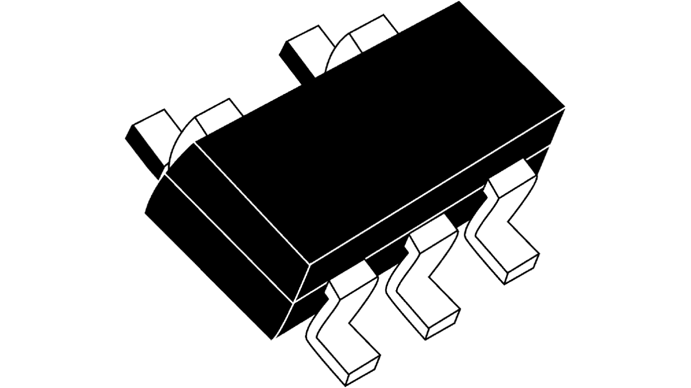 DiodesZetex AP3418KTR-G1, 1-Channel, Synchronous Buck DC-DC Converter, Adjustable 5-Pin, SOT-25