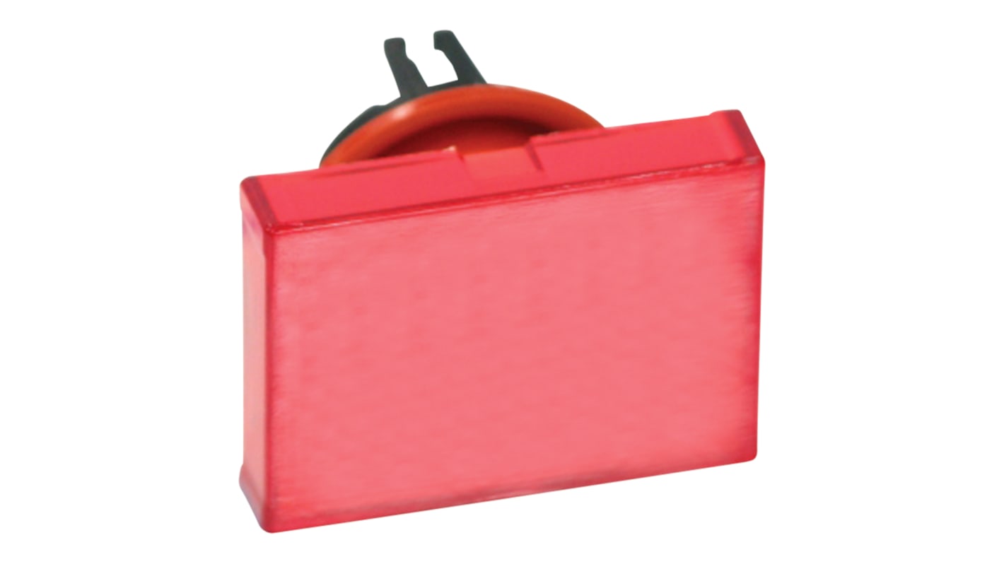 Idec Red Rectangular Push Button Lens for Use with AL6 Illuminated Pushbutton