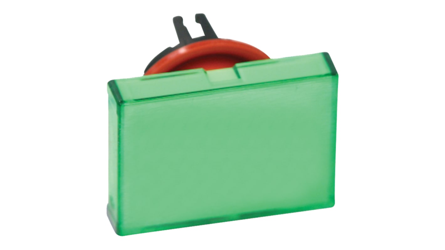 Idec Green Rectangular Push Button Lens for Use with AL6 Illuminated Pushbutton