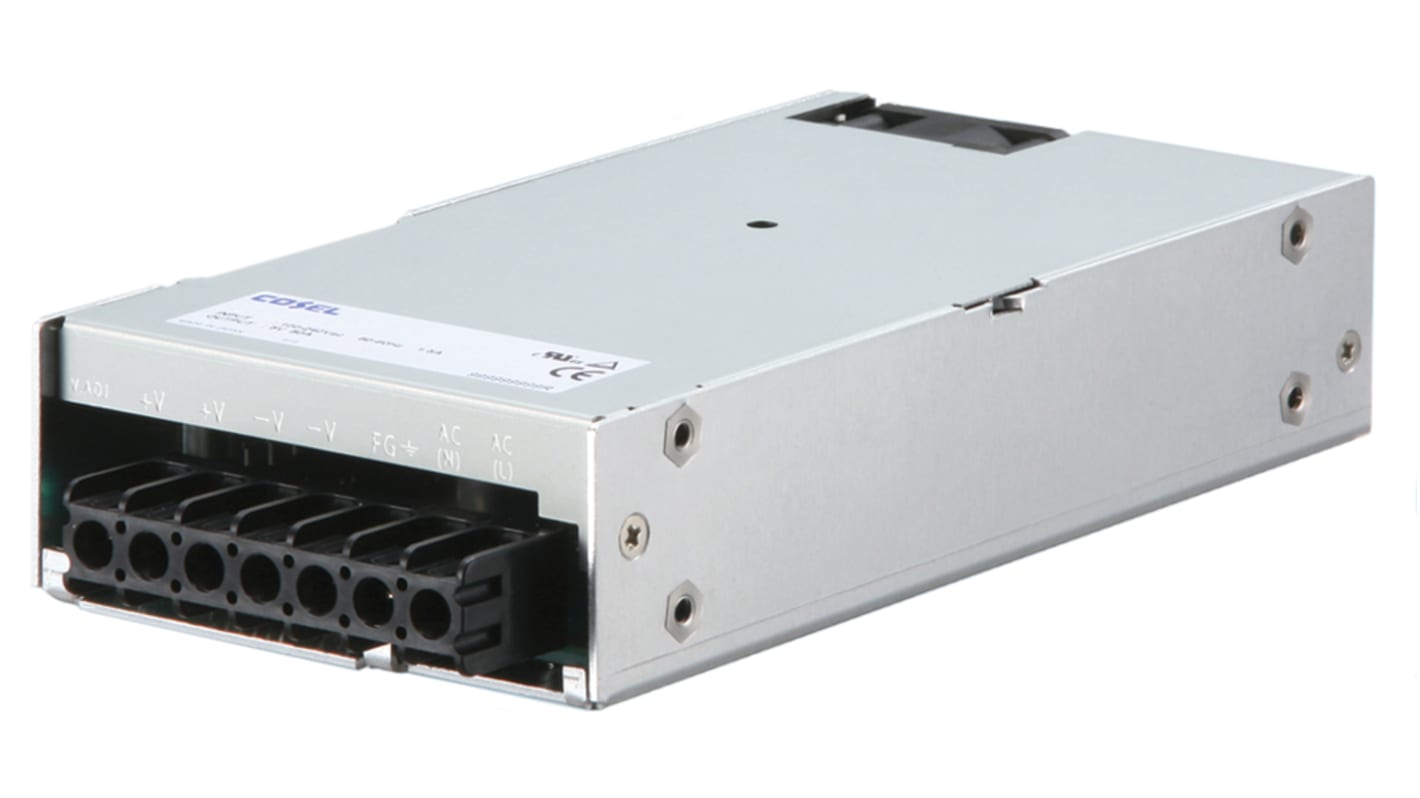 Cosel Switching Power Supply, PLA300F-12, 12V dc, 25A, 300W, 1 Output, 85 → 264V ac Input Voltage