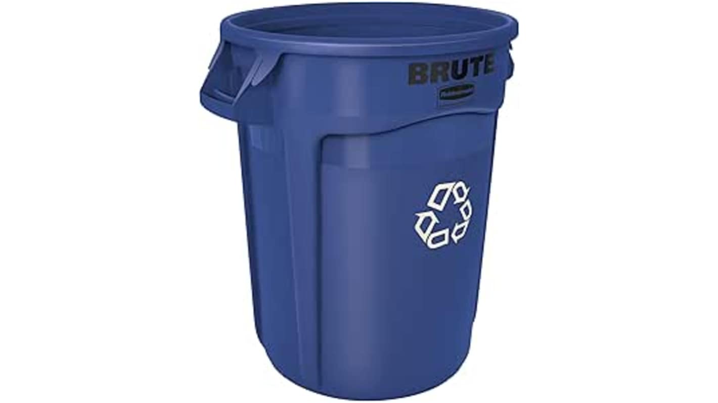 Rubbermaid Commercial Products Brute 75L Blue PE Waste Bin