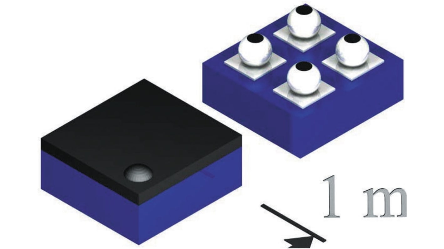 STMicroelectronics LFTVS18-1F3, Uni-Directional TVS Diode, 350W, 4-Pin Flip-Chip
