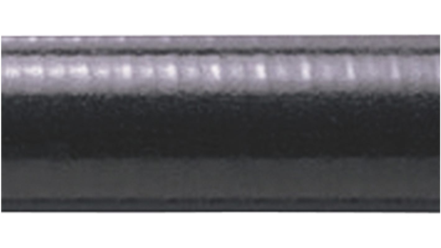 Adaptaflex Flexible, Liquid Tight Conduit, 20mm Nominal Diameter, Galvanised Steel, Black