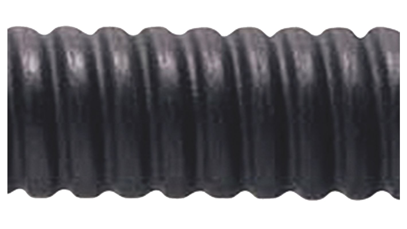 Adaptaflex 镀锌钢挠性电缆管, Φ20mm标称, 21.5mm外径, 16.9mm内径, 50m长, B, C, IP40, IP65, 黑色, SP系列