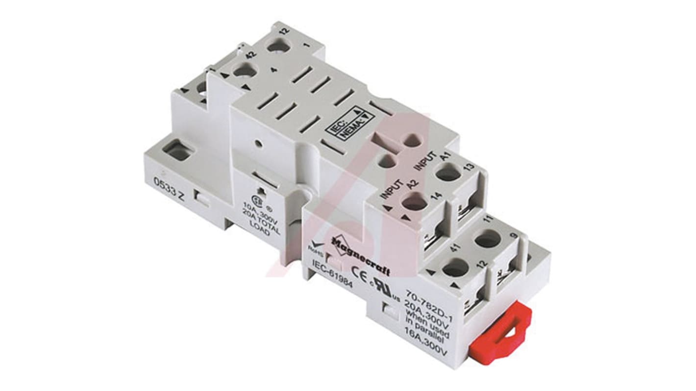 Schneider Electric Relay Socket, for use with 782 Series Relay