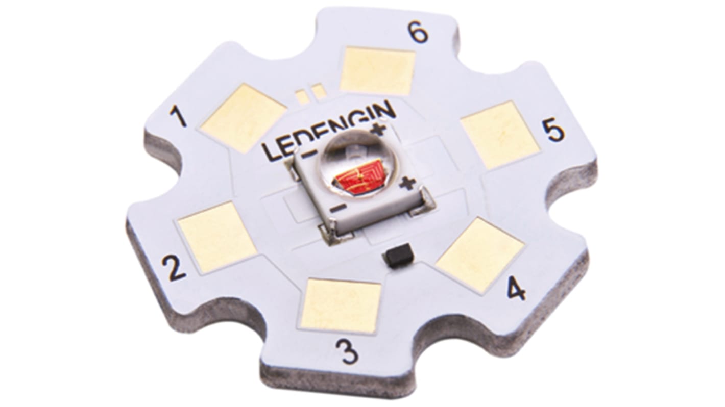 Moduł LED okrągły LZ1-10R300, kolor: Czerwony, LedEngin Inc, LZ1