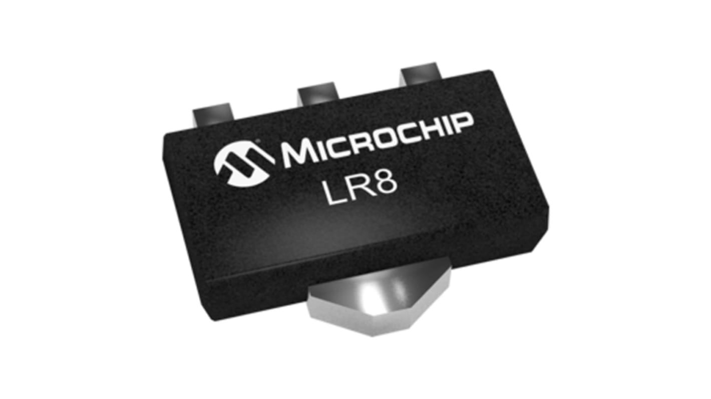 Microchip 线性稳压芯片, 1.2 → 440 V输出, 30mA最大输出, 单路输出, SOT-89, 3针, 贴片安装, -40 °C→+85 °C, ±5%精度