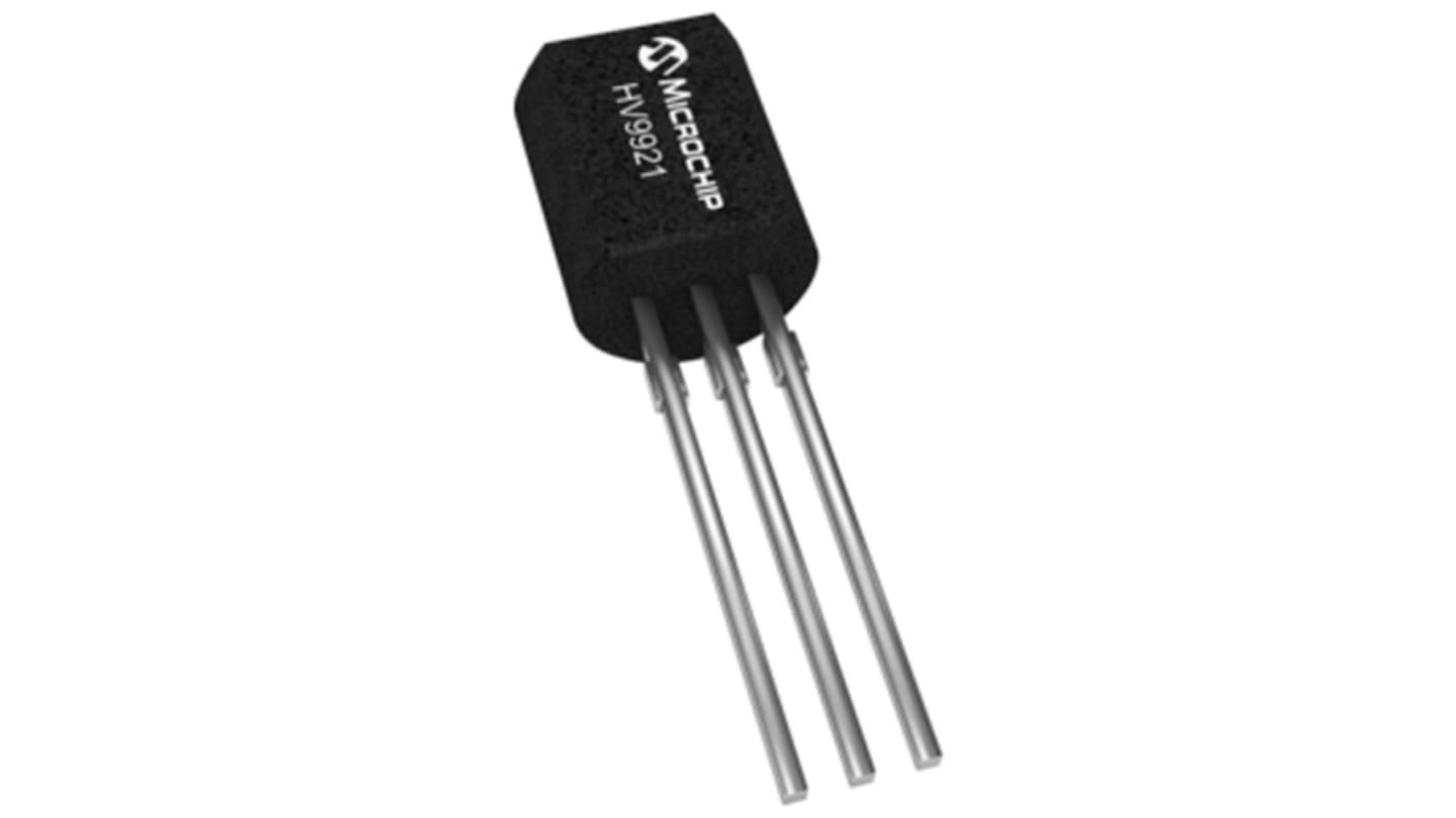 Microchip 20mA LED-Treiber IC 20 → 400 V ac, Triac Dimmung, 740mW, TO-92 3-Pin