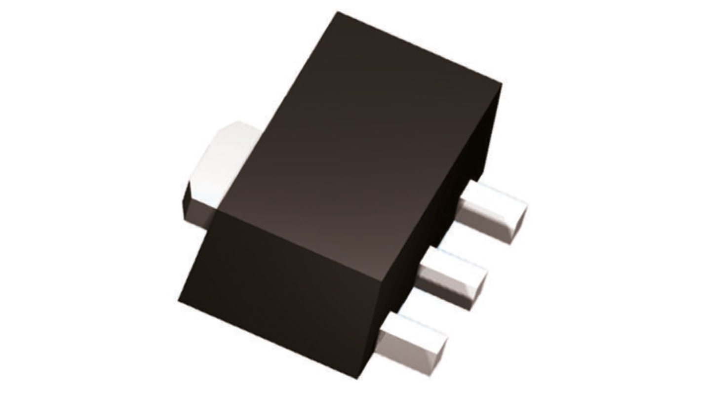 Microchip 线性稳压芯片, 9 → 11.5 V输出, 30mA最大输出, 单路输出, SOT-89, 贴片, 3针