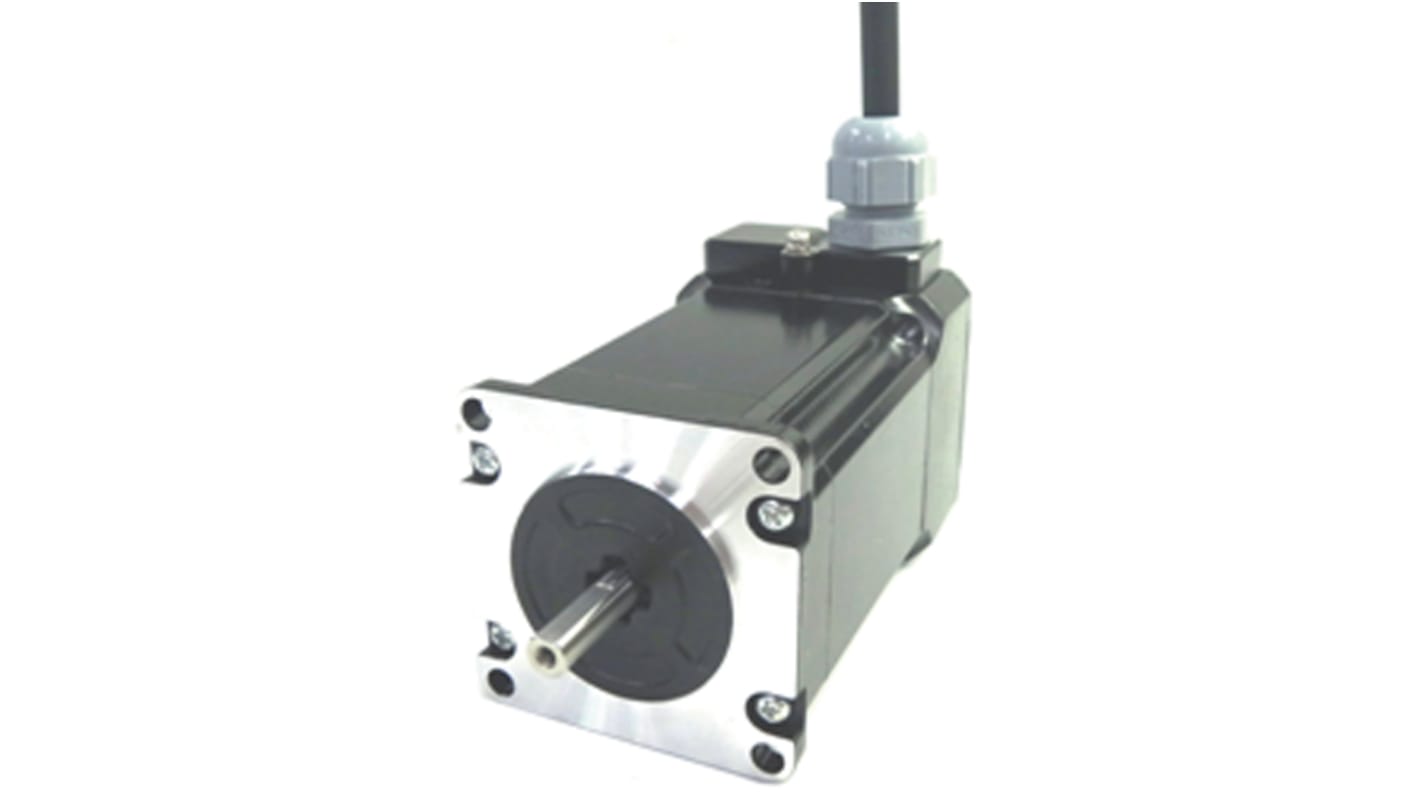 Sanyo Denki SP25 Series Hybrid, Single Shaft Stepper Motor, 1.0Nm Torque, 24 V, 1.8°, 56 x 56mm Frame, 6.35mm Shaft