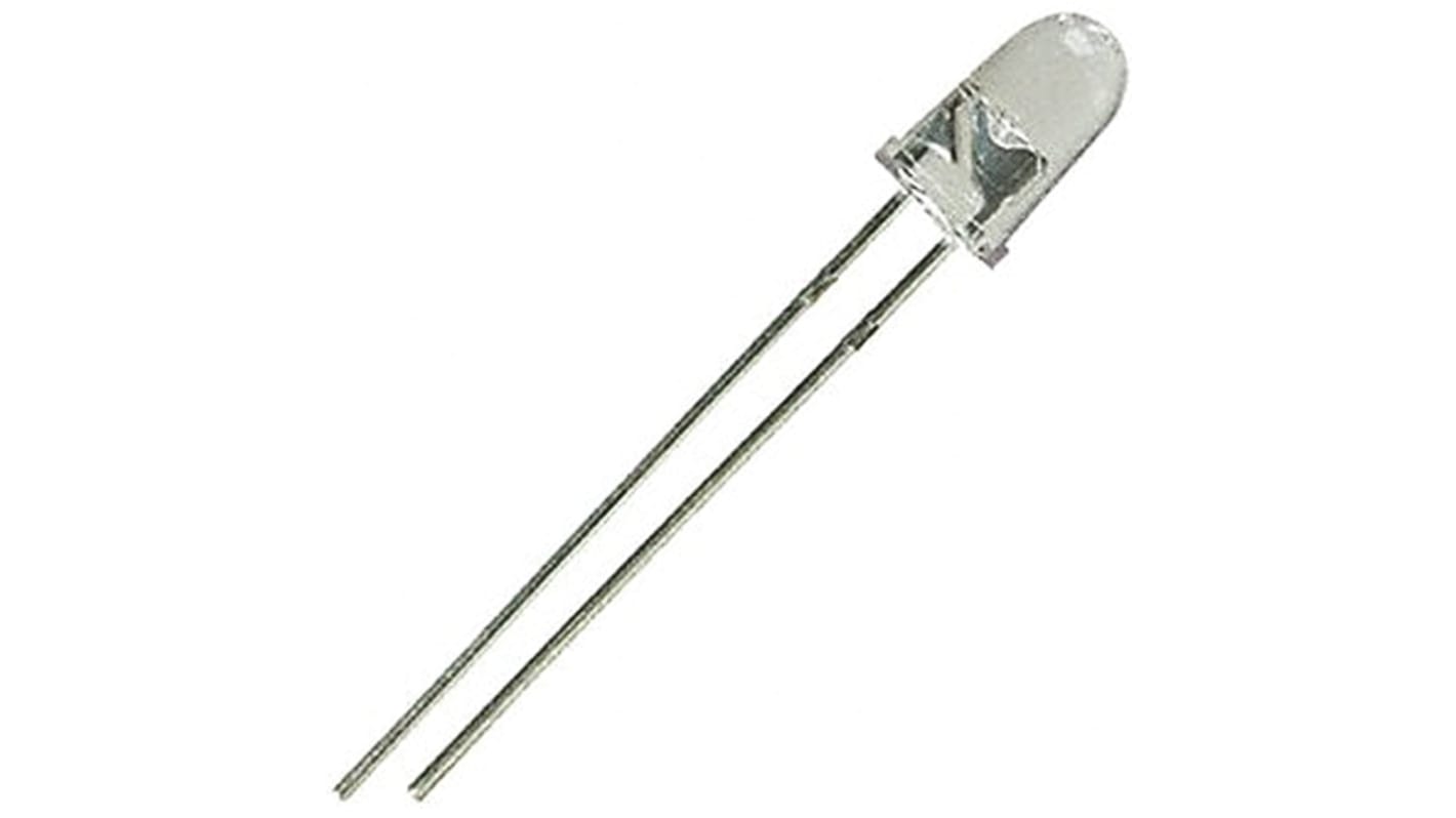 Nichia 直插LED, 琥珀色, 3mm (T-1), 2针