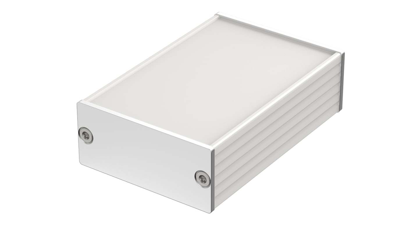 Bopla Filotec (Set) Series Aluminum (Anodized) Aluminium Enclosure, IP40, Aluminum (anodized) Lid, 80 x 55.3 x 24.4mm