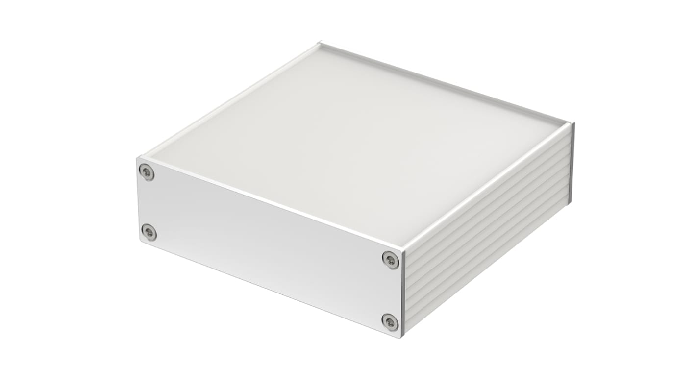 Bopla Filotec (Set) Series Aluminum (Anodized) Aluminium Enclosure, IP40, Aluminum (anodized) Lid, 100 x 105 x 32mm