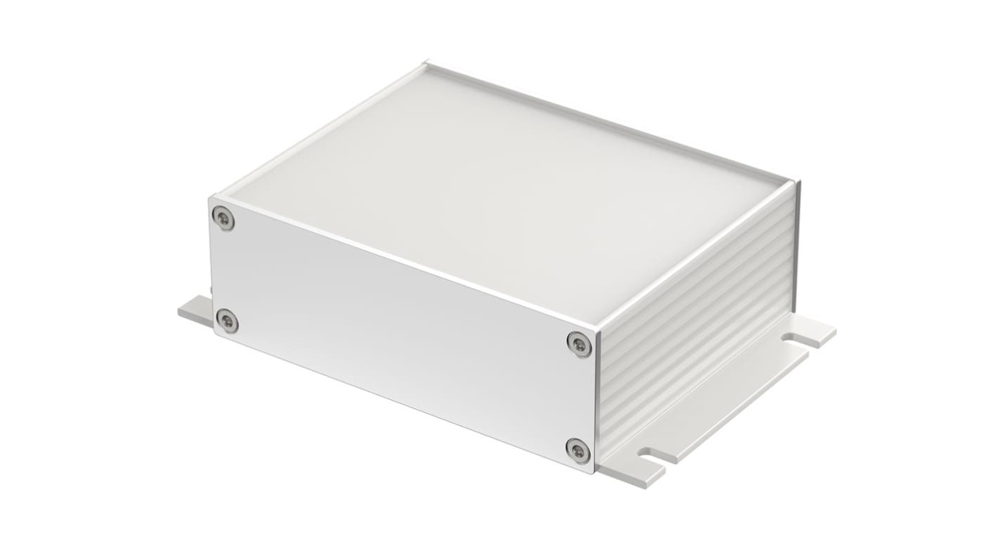 Bopla Filotec (Set) Series Aluminum (Anodized) Aluminium Enclosure, IP40, Flanged, Aluminum (anodized) Lid, 80 x 105 x