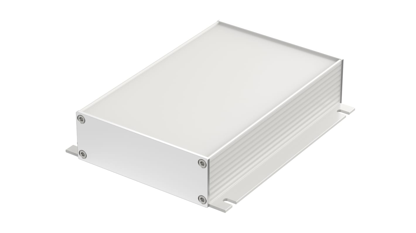 Bopla Filotec (Set) Series Aluminum (Anodized) Aluminium Enclosure, IP40, Flanged, Aluminum (anodized) Lid, 160 x 105 x