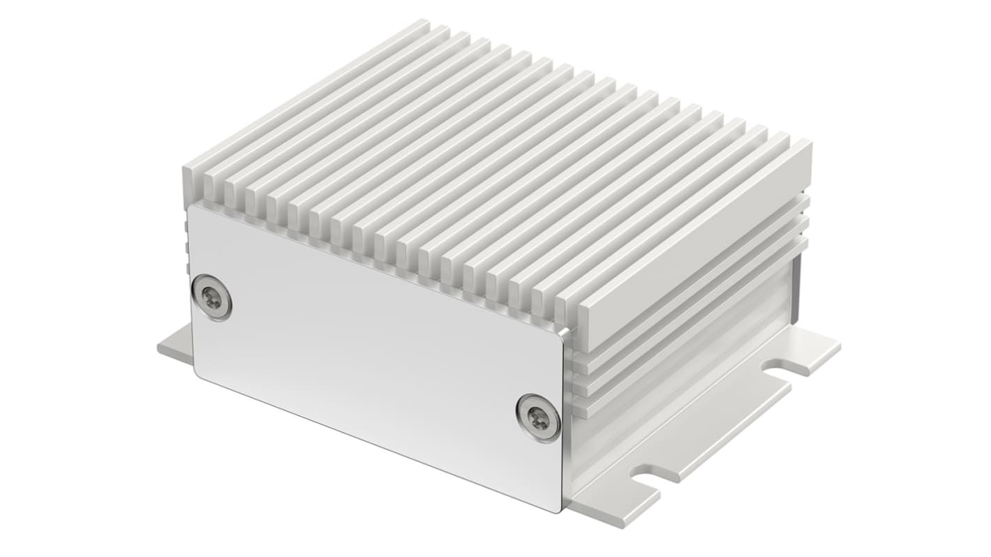 Bopla Filotec (Set) Series Aluminum (Anodized) Aluminium Enclosure, IP40, Flanged, Aluminum (anodized) Lid, 50 x 55.3 x