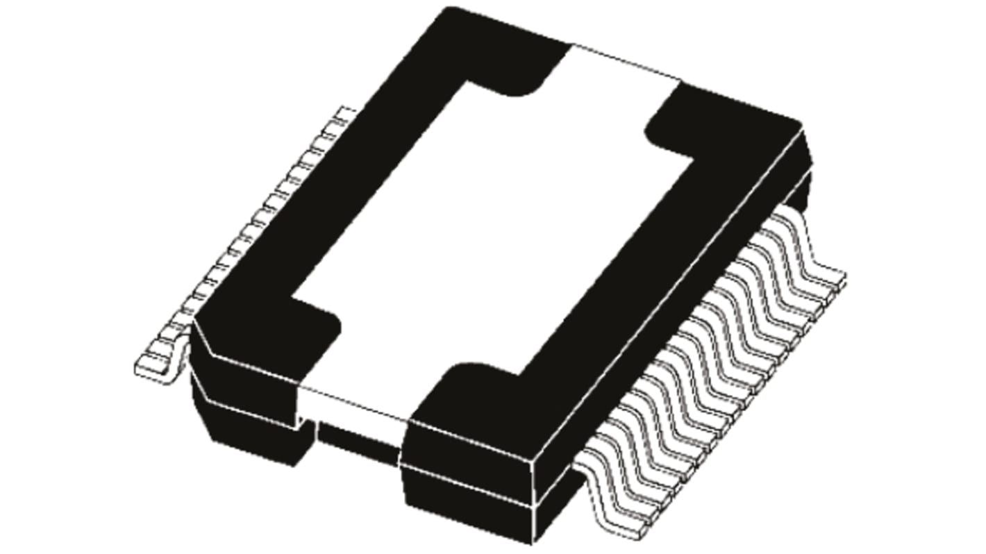 Interruptor de potencia inteligente ISO8200B, 8 canales, Potencia inteligente de lado alto SSR 10.5 → 36V