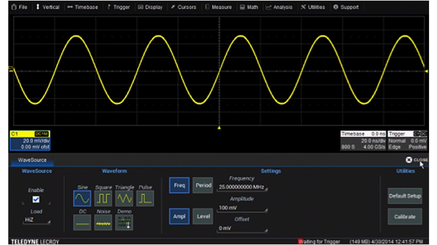 Teledyne LeCroy Oscilloscope Software for Use with WaveSurfer 3000 Oscilloscope