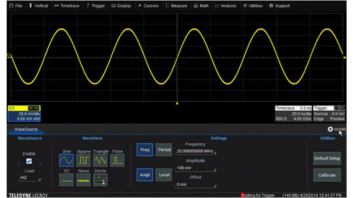 Generatore di funzioni Teledyne LeCroy per Oscilloscopio WaveSurfer 3000