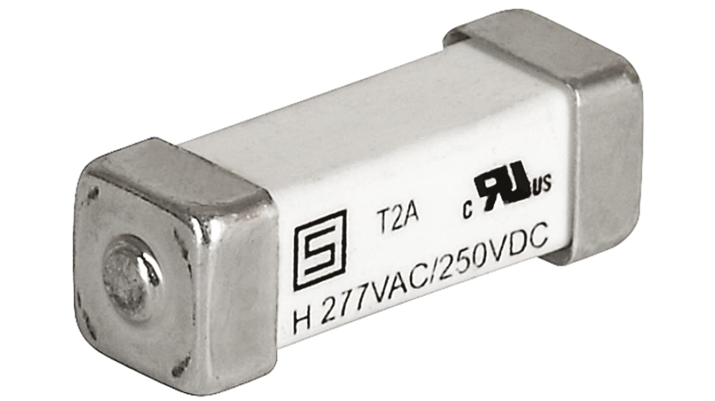 Schurter, Ikke-selvnulstillende sikring, 5A, Reaktionshastighed: T 277 V ac, 125V dc