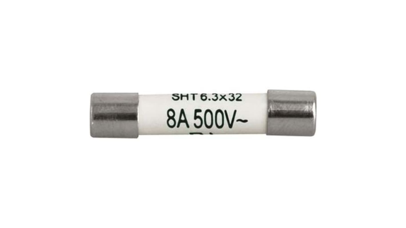 Schurter 1A T Ceramic Cartridge Fuse, 6.3 x 32mm
