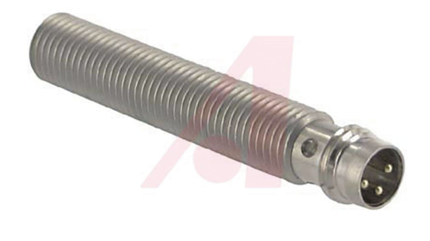 Turck Inductive Barrel-Style Proximity Sensor, M8 x 1, 1.5 mm Detection, PNP Output, 10 → 30 V dc, IP67