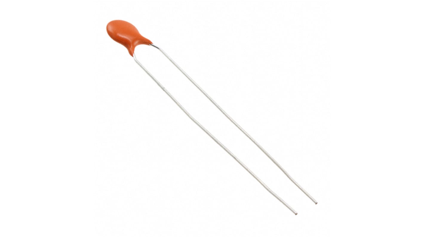 Vishay Single Layer Ceramic Capacitor (SLCC) 200pF 1kV dc ±20% X5F Dielectric, 562R, Through Hole +105°C Max Op. Temp.