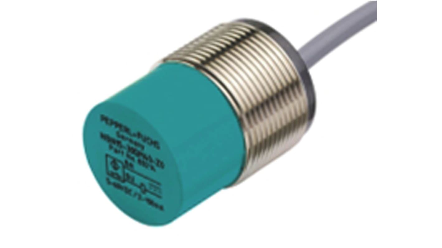 Rs-Online Sensore di prossimità Cilindro filettato Pepperl + Fuchs M30 rilevamento 15 mm 5 → 30 V dc