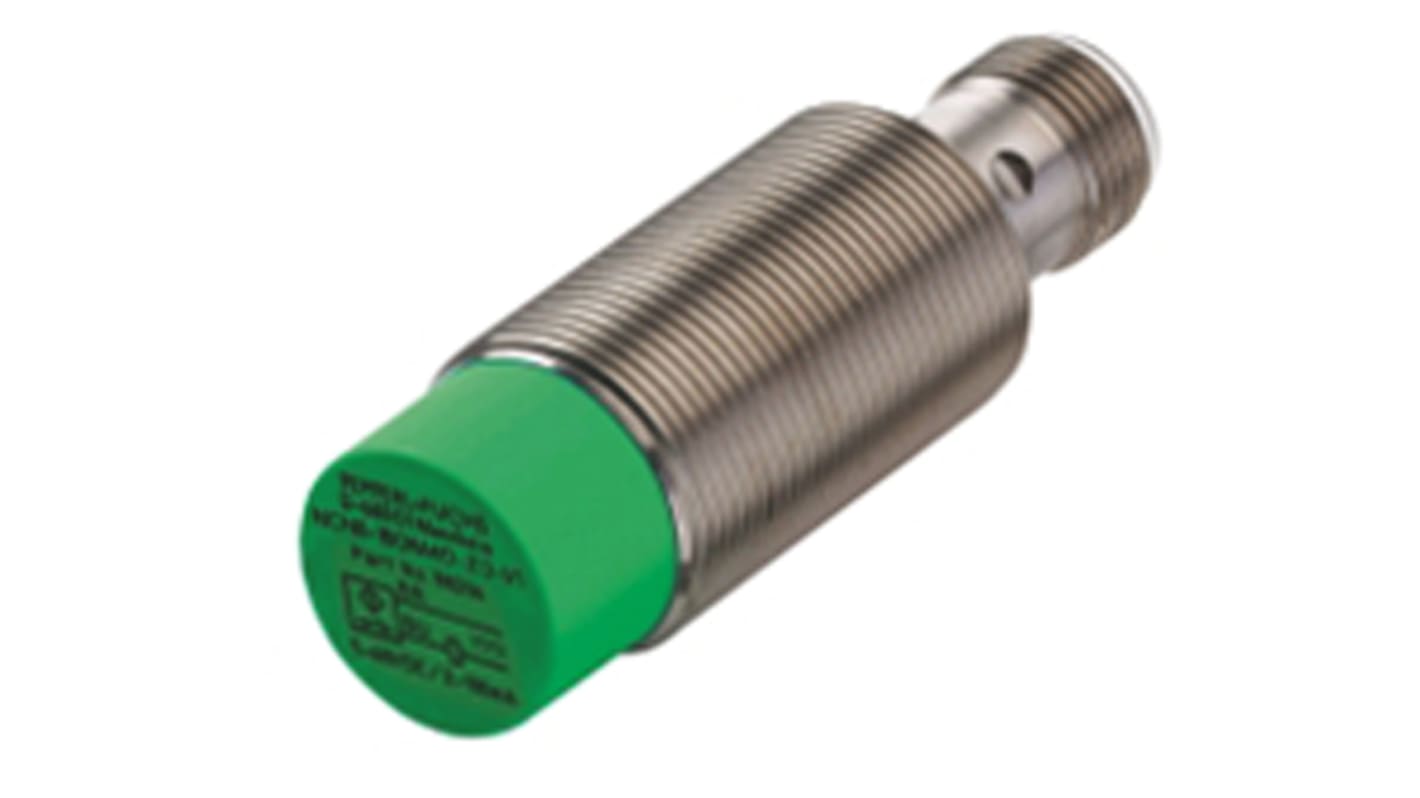 Rs-Online Sensore di prossimità Cilindro filettato Pepperl + Fuchs M18 rilevamento 8 mm 5 → 30 V dc