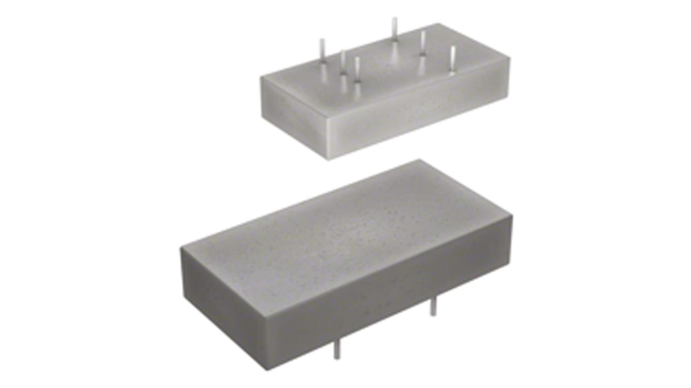 Recom RP10 E DC-DC Converter, ±5V dc/ ±1A Output, 18 → 36 V dc Input, 10W, Through Hole, +85°C Max Temp -25°C