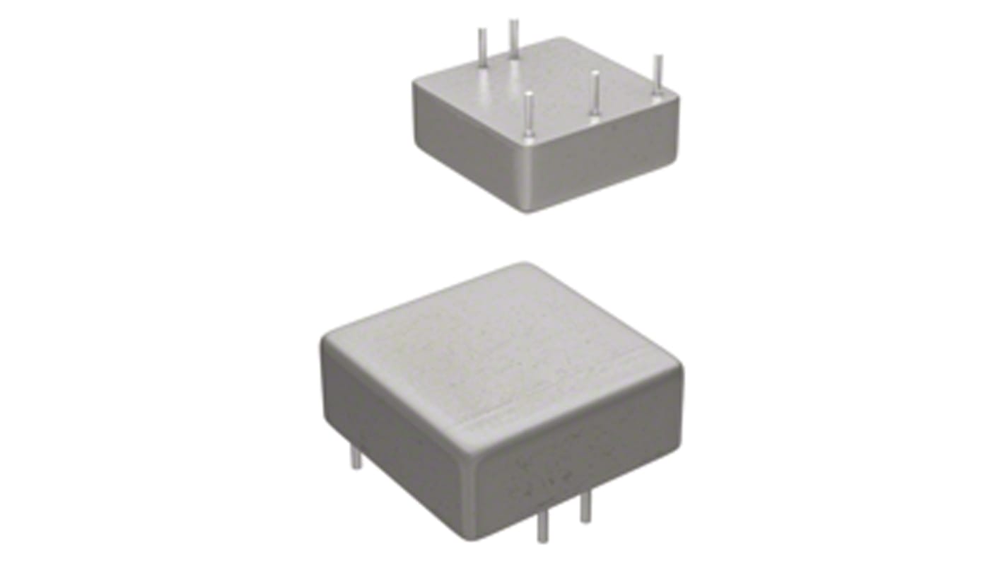 Recom RP15 A DC-DC Converter, ±5V dc/ ±1.5A Output, 9 → 18 V dc Input, 15W, Through Hole, +85°C Max Temp -40°C
