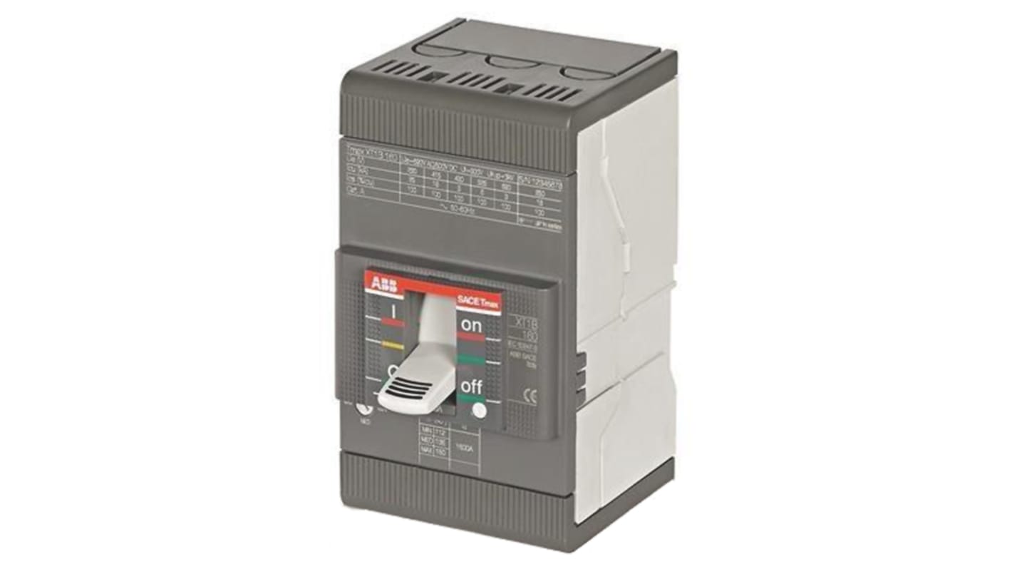 Interruttore magnetotermico scatolato 1SDA068058R1 XT3N 250 TMD 200-2000 3p F F, 3, 250A, 690V, potere di interruzione