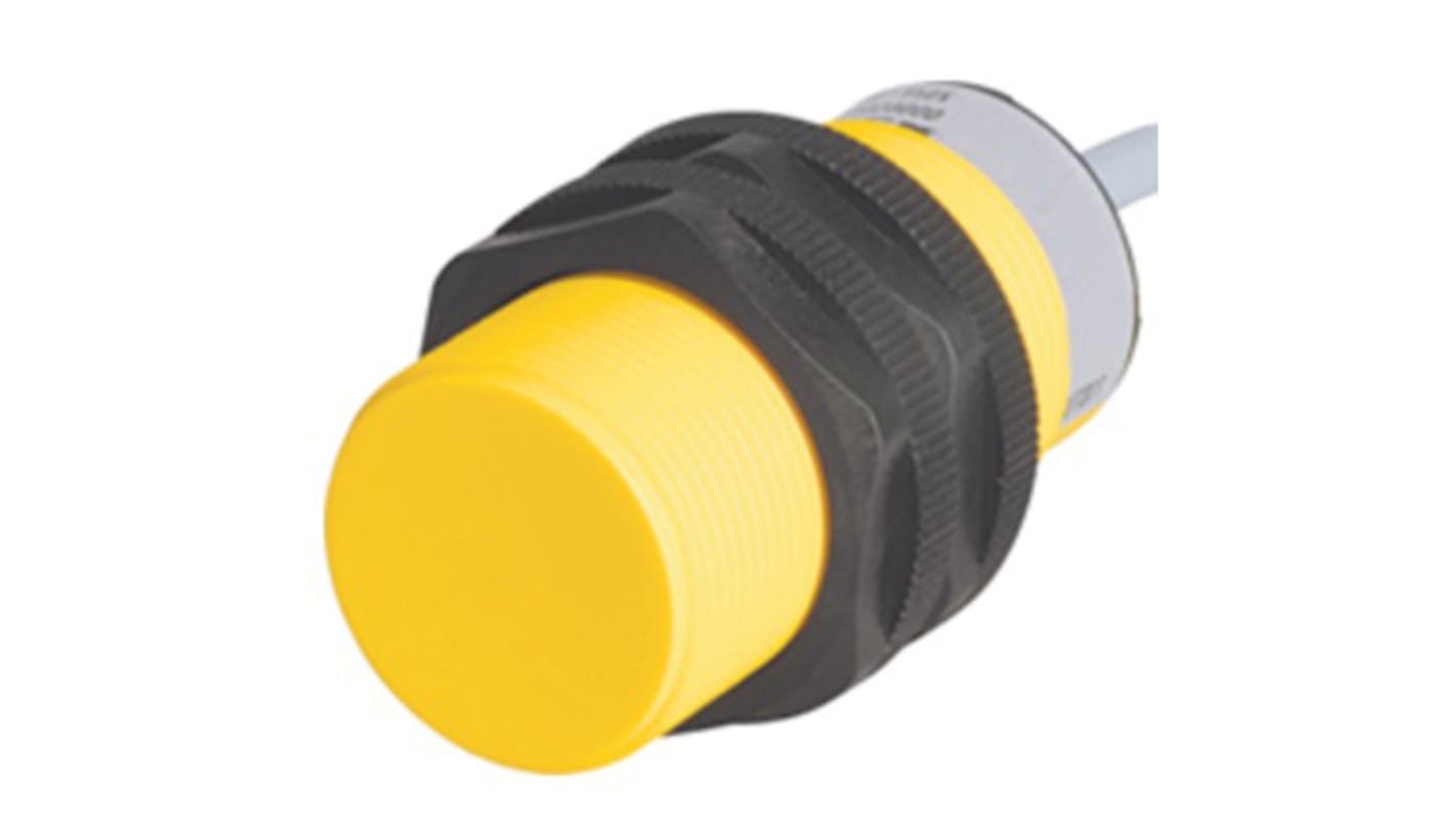 Turck Inductive Barrel Proximity Sensor, M30, 10 mm Detection, PNP NO, 10 → 30 V dc