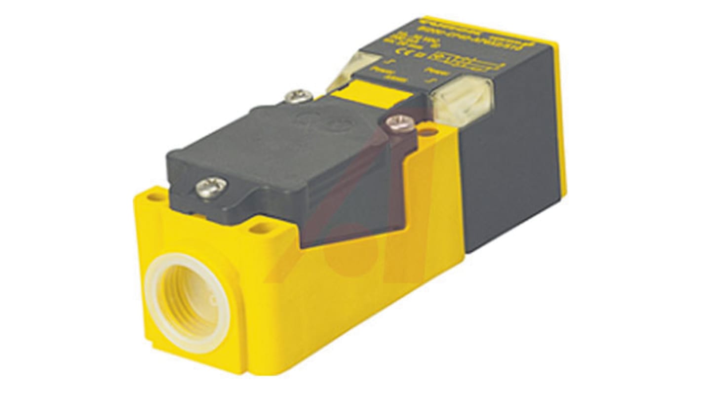 Turck Inductive Block-Style Proximity Sensor, 15 mm Detection, NPN Output, 10 → 30 V dc, IP67