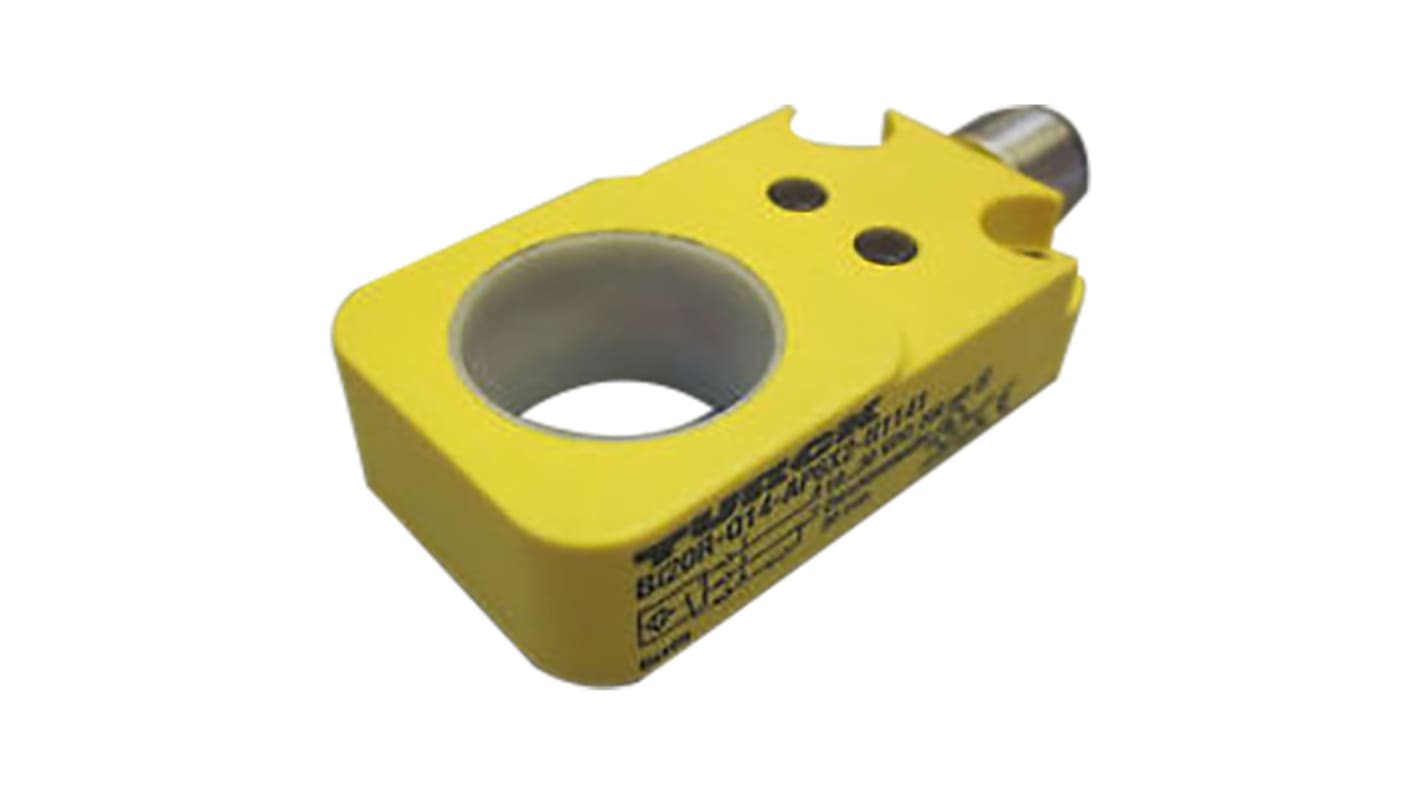 Sensor de proximidad Turck, M12 x 1, alcance 20 mm, salida PNP, 10 → 30 V dc, IP67, 8Hz