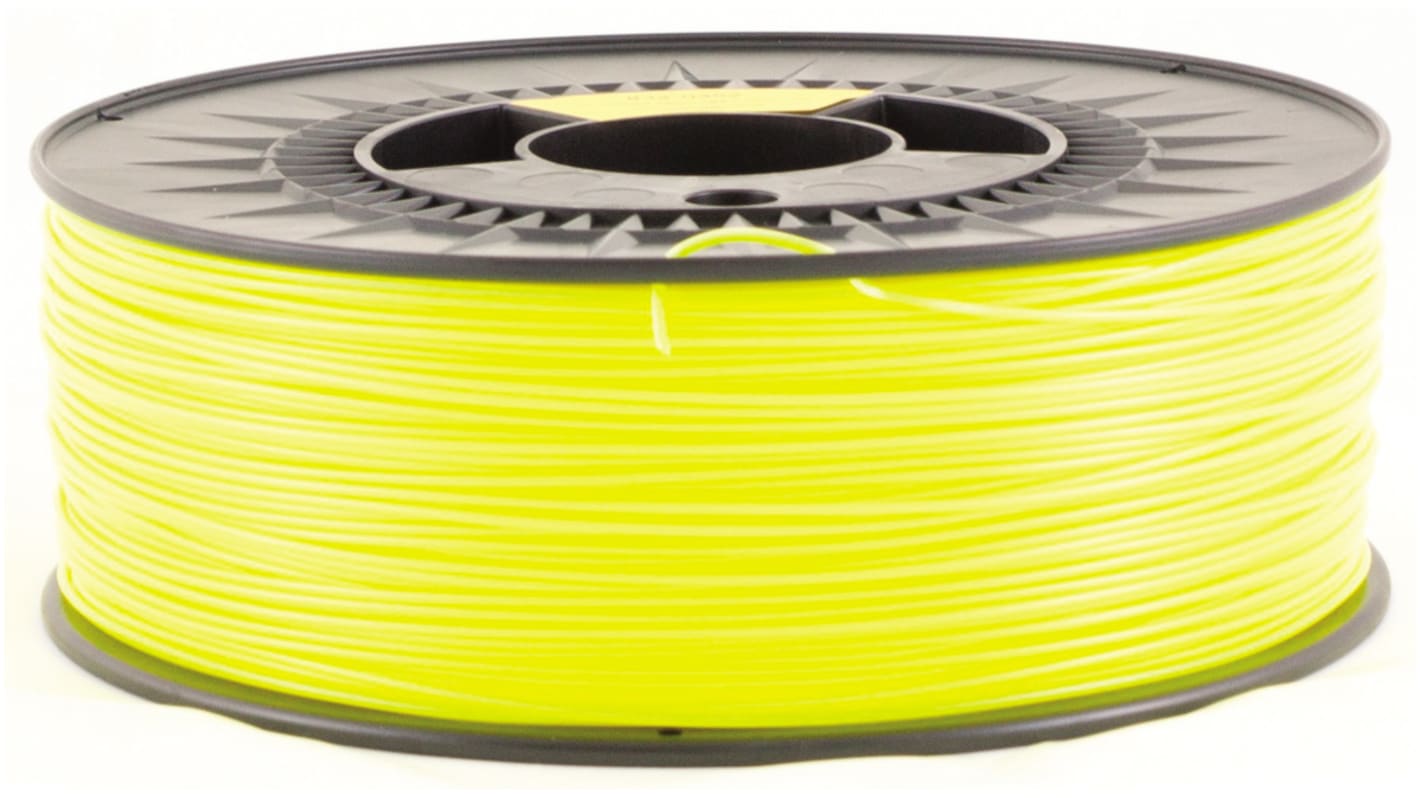 Filamento per stampante 3D RS PRO, ABS, Giallo fluorescente, diam. 1.75mm