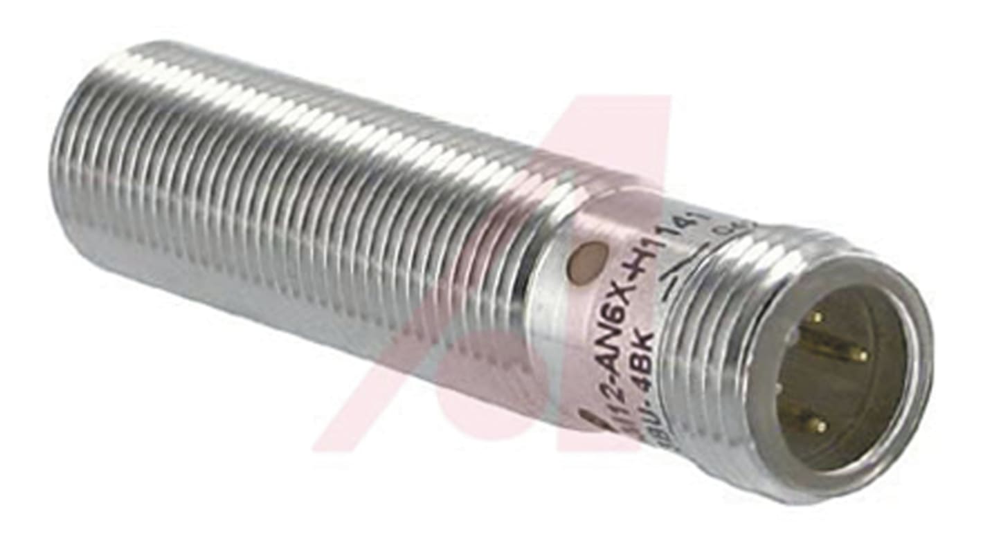 Turck Inductive Barrel-Style Proximity Sensor, M12 x 1, 3 mm Detection, NPN Output, 10 → 30 V dc, IP67