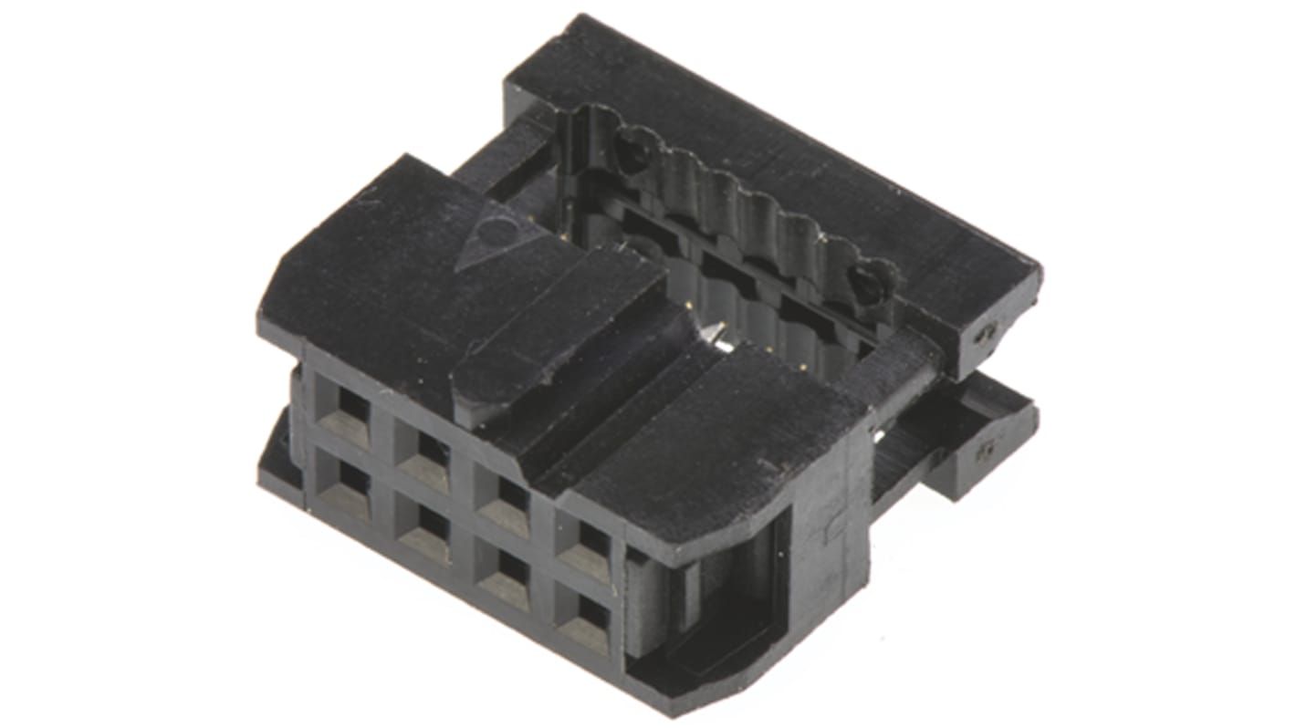 Amphenol ICC 8-Way IDC Connector Socket for Cable Mount, 2-Row