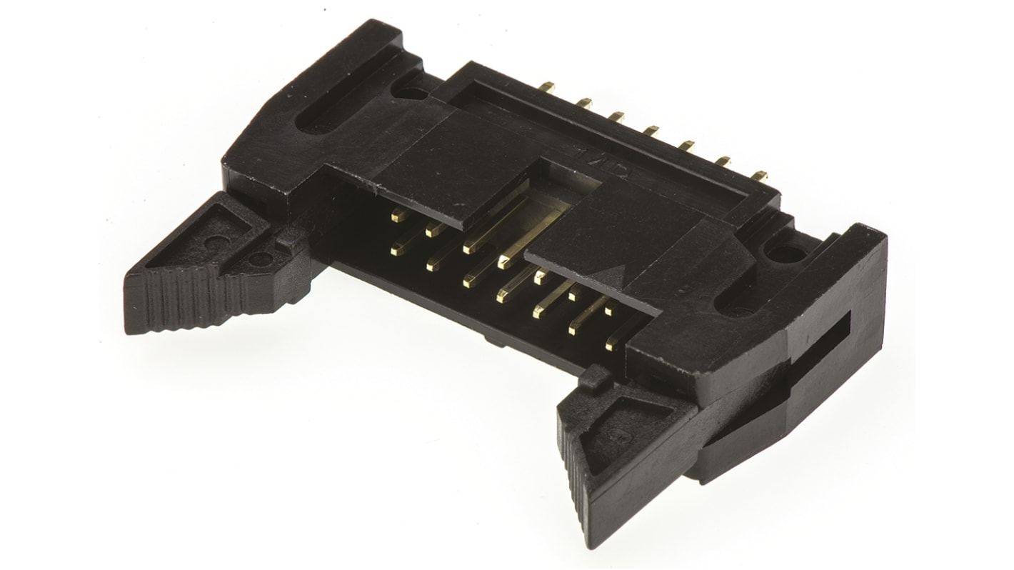 File di contatti PCB Amphenol ICC, 14 vie, 2 file, passo 2.54mm