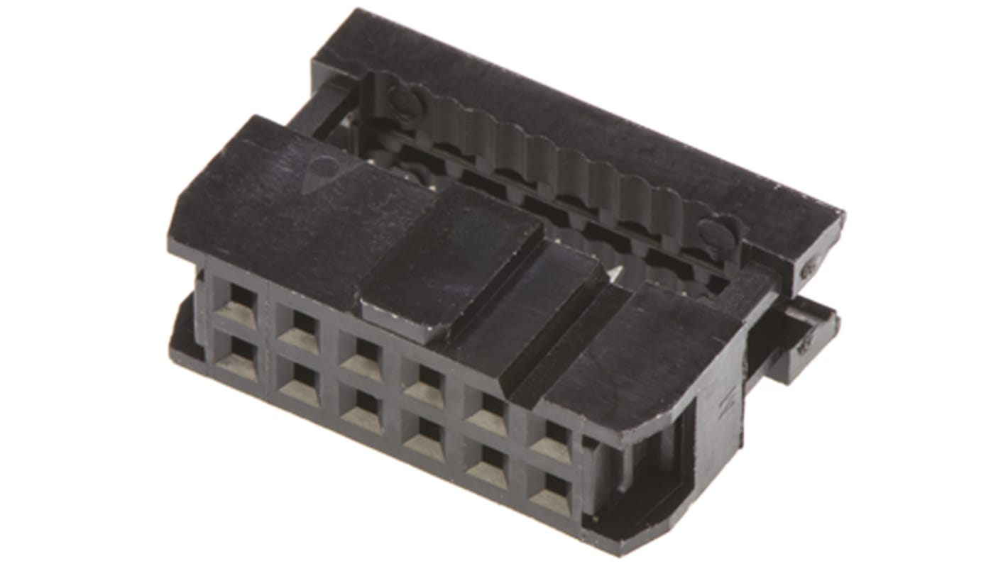 Amphenol Communications Solutions 12-Way IDC Connector Socket for Cable Mount, 2-Row