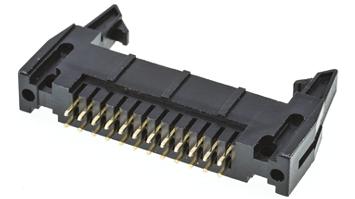 Amphenol Communications Solutions T816 Series Straight Through Hole PCB Header, 24 Contact(s), 2.54mm Pitch, 2 Row(s),