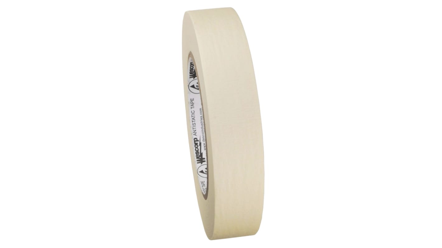 Desco Europe ESD Klebeband, Creme, , , 54.8m x 18mm z.Anwend.für Abkleben