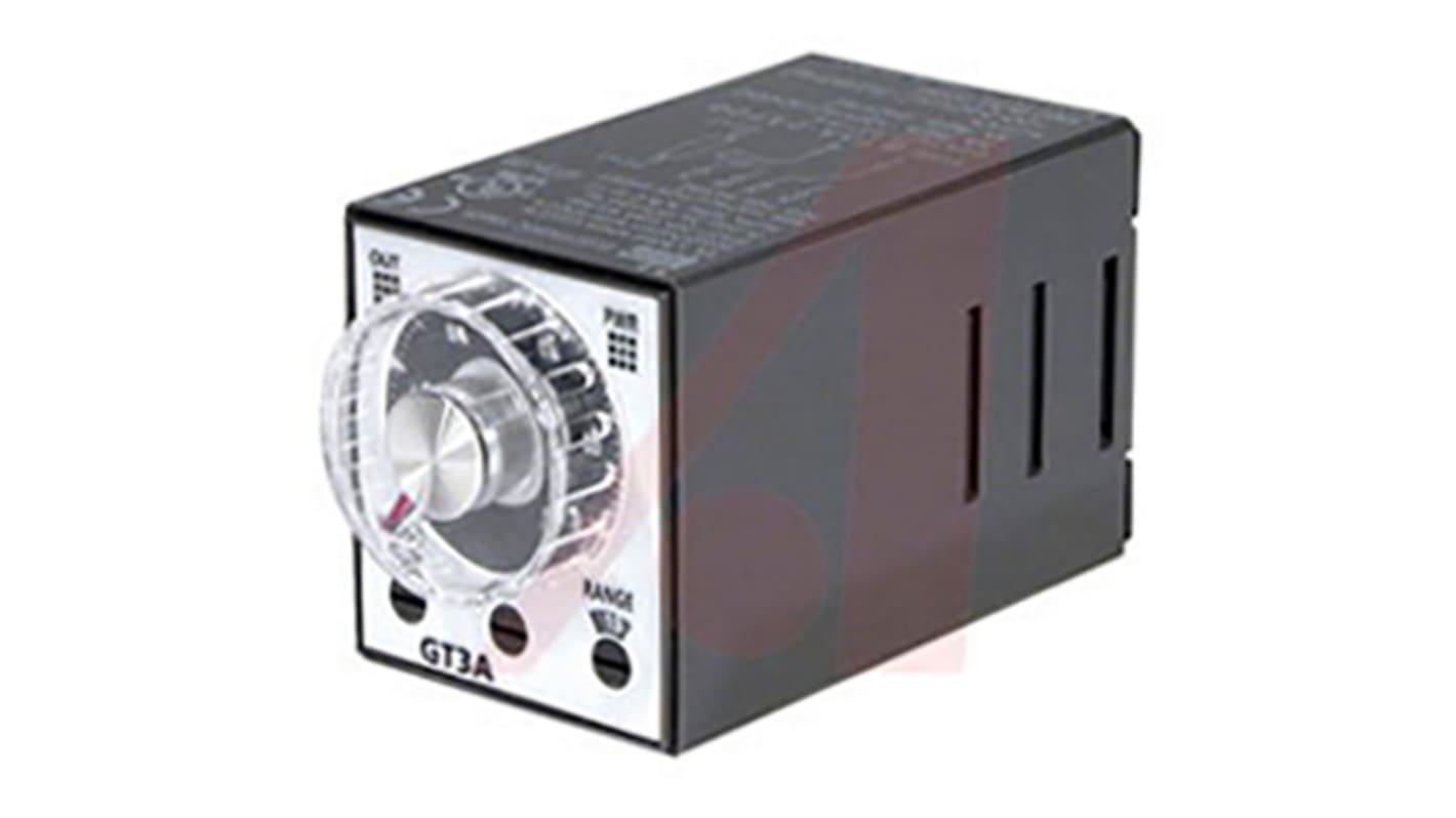 Idec Plug In Timer Relay, 24V ac/dc, 8-Contact, 0.1 s → 180h, DPDT