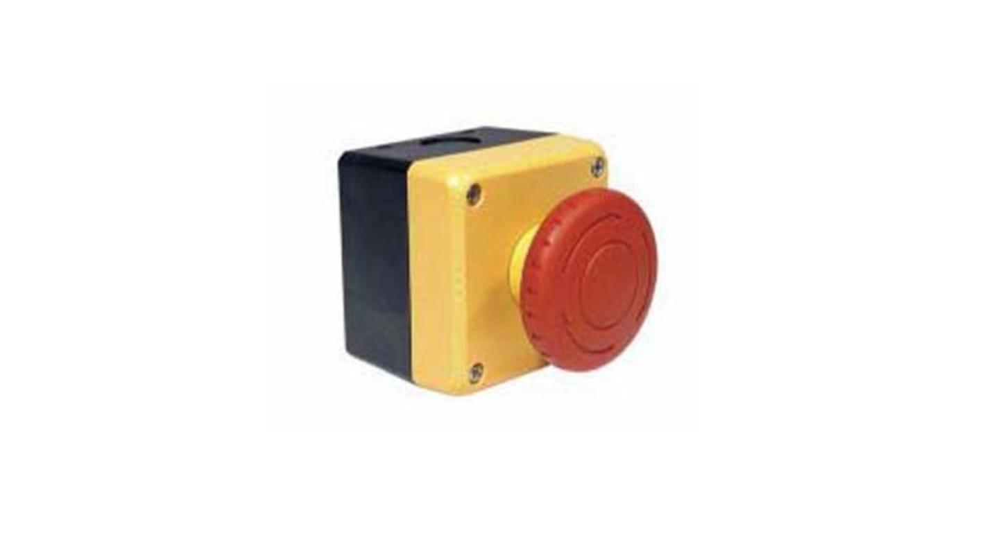 Idec XW Series Emergency Stop Push Button, Surface Mount, 4PST, IP65
