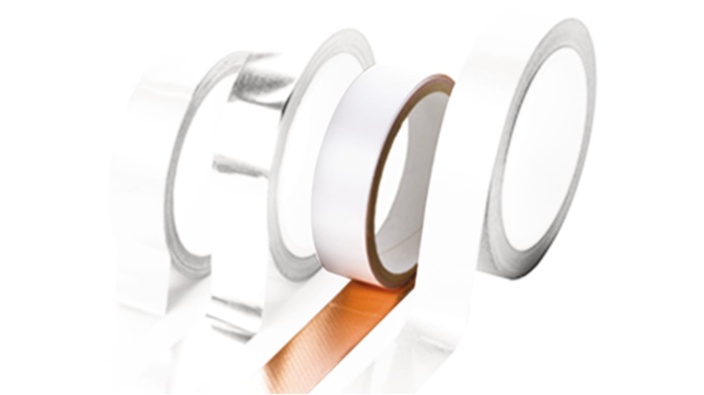 Hi-Bond HB 938A Conductive Metallic Tape, 12mm x 25m